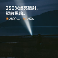 挪客户外 Naturehike手电筒强光充电露营灯户外超亮远射徒步登山小型迷你便携家用