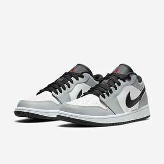 耐克（NIKE）Air Jordan 1 low烟灰男子aj1耐磨低帮复古运动鞋 553558-030 40