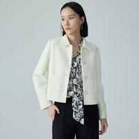 MB韩版箱型时尚优雅上衣通勤百搭夹克春秋精致干练女小香风外套