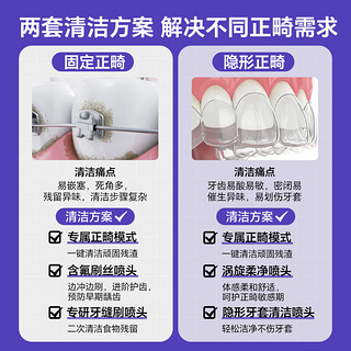 倍至（bixdo）冲牙器胶囊三代洗牙器水牙线美牙预防牙结石正畸伸缩便携儿童洁牙器送男女朋友礼盒