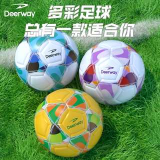 Deerway德尔惠足球成人球5号儿童幼儿园4号初中生比赛训练标准球
