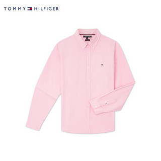 TOMMY HILFIGER24秋冬男装纯棉牛津纺净色商务正装长袖衬衫MW0MW38568 粉色TOL XXL （：180-200斤）