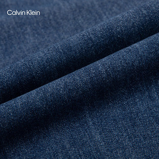 Calvin Klein Jeans【CK极简裤】24秋季男ck含羊毛直筒微弹牛仔裤J327411 1A4-牛仔蓝 28