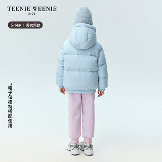 Teenie Weenie Kids小熊童装24冬季男女童面包服连帽羽绒服 象牙白 120cm