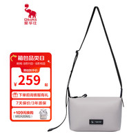 爱华仕 OIWAS单肩包斜挎包女休闲运动小包简约百搭轻便男背包 银川灰