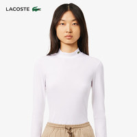 法国拉科斯特 LACOSTE女装24秋季时尚简约长袖T恤|TF2675 001/白色 42 /175