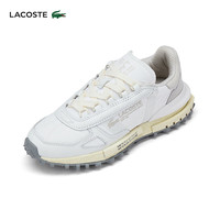 法国拉科斯特 LACOSTE女鞋24秋季新款时尚潮流运动休闲鞋|48SFA0075 2H8/白色/浅黄色
