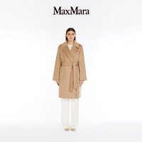 MaxMara 2024早秋新品女装绵羊毛长袍大衣6016094106