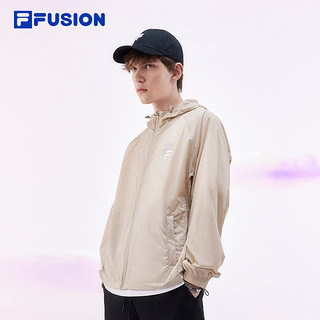 FILA FUSION斐乐防晒衣男士2024夏季薄皮肤衣男生夹克外套