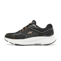 SKECHERS 斯凯奇 MEN'S GO系列 暮光 男子轻质缓震跑鞋 220868-BKOR 黑色/橘色 44