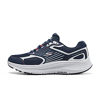 SKECHERS 斯凯奇 MEN'S GO系列 暮光 男子轻质缓震跑鞋 220868-NVRD 蓝色/红色 45.5