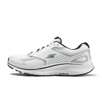 SKECHERS 斯凯奇 MEN'S GO系列 暮光 男子轻质缓震跑鞋 220868-WSL 白色/银色 39.5