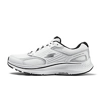 SKECHERS 斯凯奇 MEN'S GO系列 暮光 男子轻质缓震跑鞋 220868-WSL 白色/银色 42.5