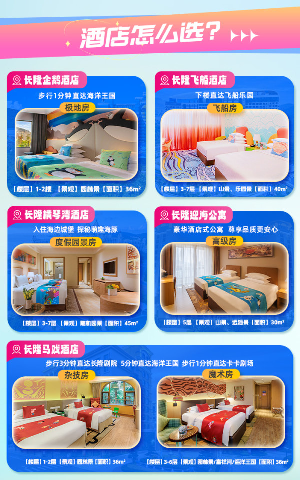 没看错?价格回到3年前!错峰遛娃加价超友好!珠海长隆5大酒店2-3人可选 指定房型1-2晚通兑(含早餐+无限次出入海洋王国/宇宙飞船乐园+精彩长隆秀演出)
