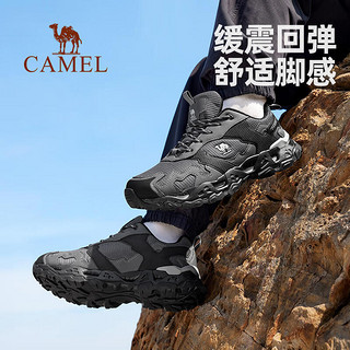 骆驼（CAMEL）户外登山鞋女士夏季透气舒适耐磨防滑山地徒步鞋户外运动鞋男 F13A693016，卡其，男 36