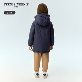 Teenie Weenie Kids小熊童装24秋男童经典三防刺绣派克羽绒服 米色 120cm