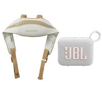 大宇颈椎按摩器NM01*GO4 音乐金砖四代月光白 组套