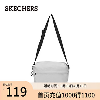 斯凯奇（Skechers）男女同款运动休闲防泼水大容量斜挎包L124U138  均码