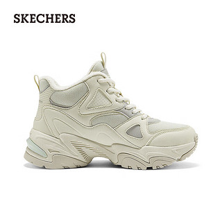 斯凯奇（Skechers）斯凯奇蜜糕鞋2024夏季168023 自然色/灰色/NTGY 35