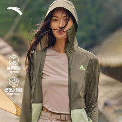 anta安踏软壳防泼水外套丨大地之壳户外女子登山露营梭织运动风衣