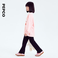 小猪班纳童装2024秋装儿童套头衫中大童女童卫衣女孩上衣秋季 粉红 150cm