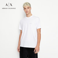 阿玛尼 EMPORIO ARMANIARMANI EXCHANGEAX男装纯棉基础休闲小白T恤衫