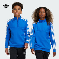 adidas运动套头卫衣男大童儿童秋季新款阿迪达斯官方三叶草IX9999 蓝 1