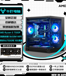 AMD R5 5600X/撼讯6750GRE DIY电脑组装机