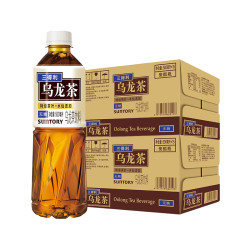 三得利 无糖乌龙茶整箱茶饮料500ml*15瓶*2箱批发