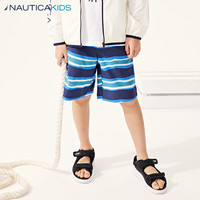 诺帝卡 NAUTICA童装【夏日海边】 男童短裤夏季儿童沙滩裤五分裤 藏青/蓝色 130cm