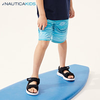 诺帝卡 NAUTICA童装【夏日海边】 男童短裤夏季儿童沙滩裤五分裤 绿花布/绿色 140cm