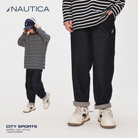 NAUTICA诺帝卡童装 男童女童水洗牛仔裤春秋季长裤儿童美式复古 藏青 130cm