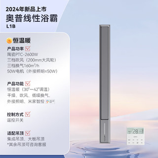 AUPU 奥普 L1B 线性浴霸