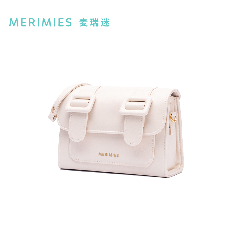 赵昭仪同款 merimies麦瑞迷 泰国剑桥包S号樱桃红色小方包包女包 S号-黑色-油蜡纹 | Black （国内）