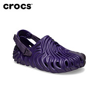 crocs 卡骆驰 Salehe Bembury联名款 男女款洞洞鞋 207393 黑加仑紫 45