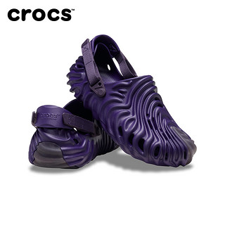 crocs 卡骆驰 Salehe Bembury联名款 男女款洞洞鞋 207393 黑加仑紫 46/47