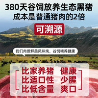锋味街黑猪肉烤肠火山石纯肉无添加脆皮肠地道台湾热狗香肠