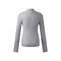 歌莉娅 GLORIA 秋季  羊毛打底毛衣  1C9L5J280 03H浅花灰 L
