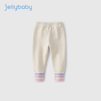 JELLYBABY秋季女童打底裤中童春秋款时尚长裤女孩撞色条纹洋气百搭打底裤子