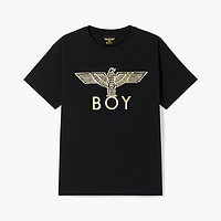 BOY LONDON BOYLONDON夏男女同款T恤烫金老鹰logo印花百搭休闲潮牌短袖N01032