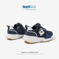 天美意(TEENMIX)天美意儿童运动跑步鞋2024春秋小孩透气网鞋休闲阿甘鞋子 蓝色 30码 内长195mm脚长185mm