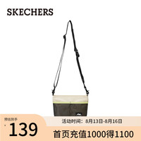 斯凯奇（Skechers）新款防泼水轻量户外随身包单肩斜挎包L224U025  中包