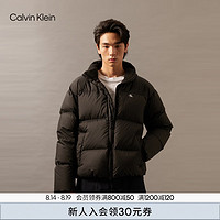 Calvin Klein Jeans【防泼水】24秋季新款男ck休闲绒领立领鸭绒羽绒服J326811