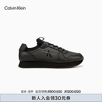 Calvin Klein Jeans24秋季男士复古潮流ck拼接印花运动跑鞋德训鞋YM01118 0GJ-太空黑 42