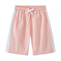 诺帝卡 NAUTICA童装【2024夏季】 男童女童儿童运动服防晒套装训练服 粉红-短裤 140