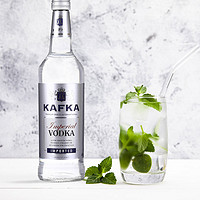 88VIP：Kafka 卡夫卡 伏特加750ml 酒吧鸡尾酒调酒基酒法国进口洋酒 KAFKA VODKA