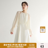 独束微胖MM大码女装法式气质感高腰显瘦A摆挂脖吊带连衣裙 椰奶白上衣 4