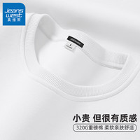 真维斯圆领卫衣男秋季潮牌装上衣抹茶绿男生无帽外套2024GW 白#ZS纯色 XL