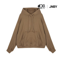 江南布衣 JNBY24秋卫衣连帽宽松套头5O9411080 216/腊粉驼色 M