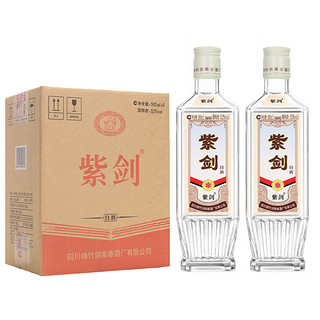 剑南春 52度浓香型白酒 紫剑 500mL*2瓶